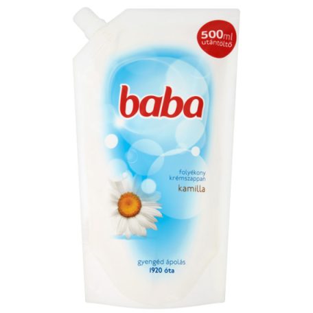 Baba Folyékony krémszappan utántöltő kamilla kivonattal, 500 ml
