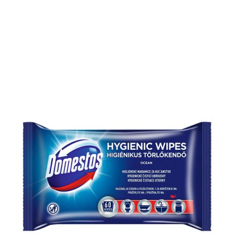 Domestos Higiénikus törlőkendő óceán 60 db