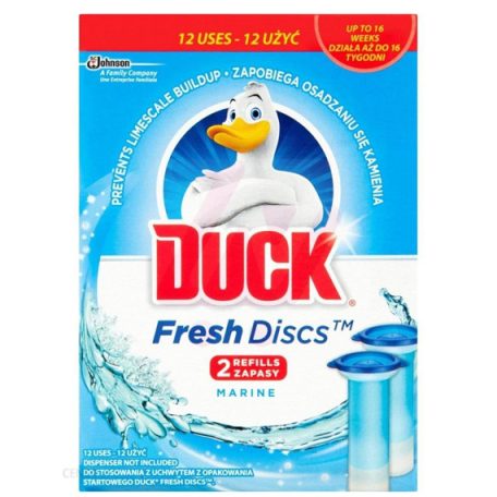 Duck Fresh WC tisztító korong utántöltő marine 72 ml (2 x 36 ml)