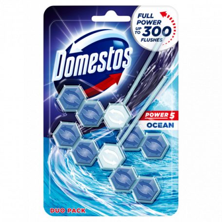 Domestos Power5 WC frissítő blokk óceán 2x55 g