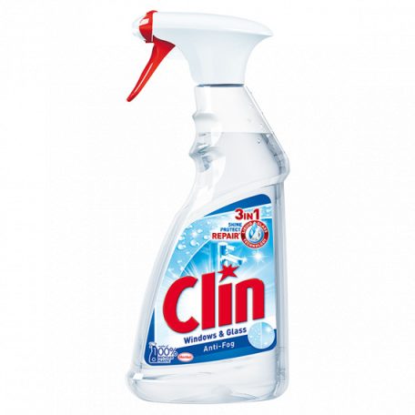 Clin Ablaktisztító párásodásgátló szórófejes, 500 ml