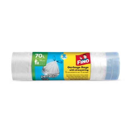 Fino szemeteszsák önzáró szalaggal 70L, 15 db