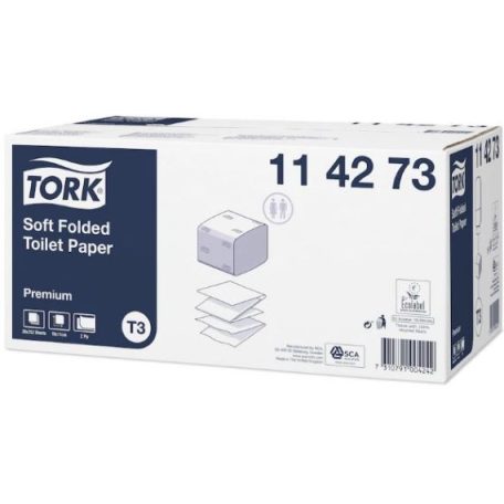 Tork Soft Folded toalettpapír - fehér - 114273