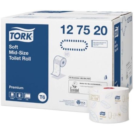 Tork Soft Mid-size toalettpapír - fehér - 127520