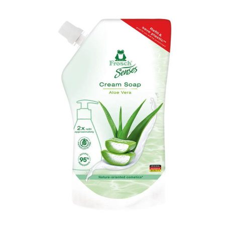 Frosch Folyékony szappan utántöltő Aloe Vera 500ml