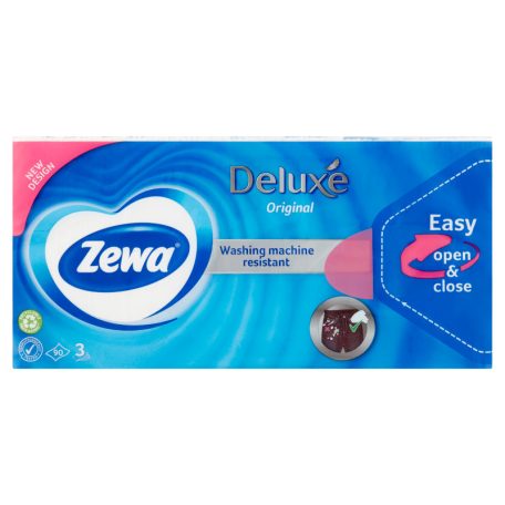 Zewa Deluxe 3 rétegű papír zsebkendő Classic 90 db
