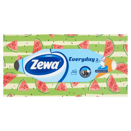 Zewa Everyday 2 rétegű dobozos papír zsebkendő 100 db