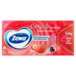 Zewa Deluxe 3 rétegű papír zsebkendő Strawberry 90 db