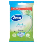   Zewa Fresh to go nedves kéz- és arctörlő kendő protect 10 db