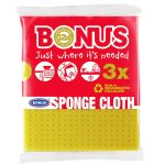 BONUS szivacsos kendő, 3db