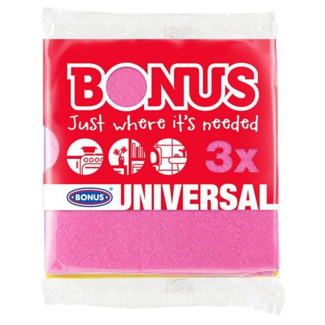 BONUS általános törlőkendő, 3db