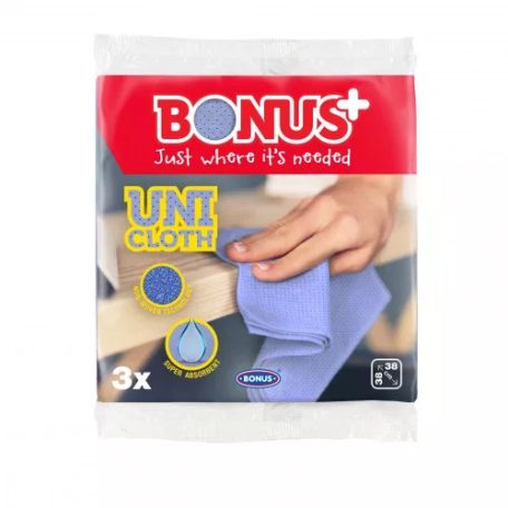 Bonus Uni kendő 38x38 cm 3db-os