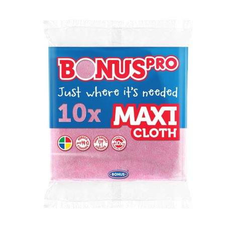 Bonus PRO MAXI Általános törlőkendő pink 10/1 HoReCa - HACCP