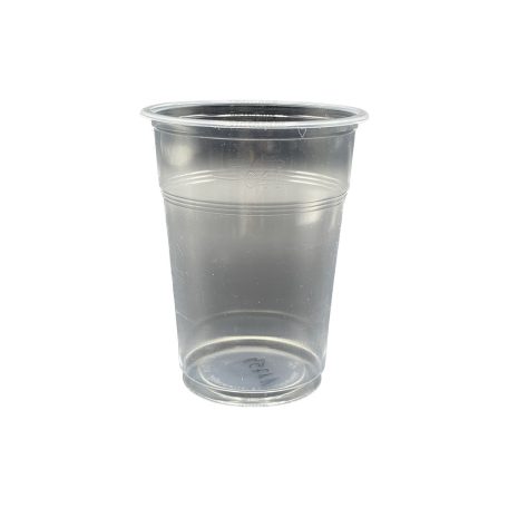 Műanyag Pohár víztiszta 4 dl PP,  50 db / cs