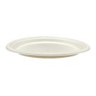 Papírtányér ovális cukornád komposztálható 25,4 cm x 19,05 cm, 125 db / cs