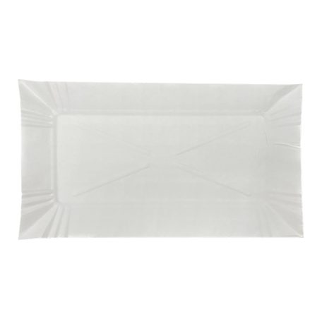 Papírtálca Szögletes fehér 13 x 24 cm, 100 db / cs