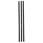Papír Szívószál fekete 6 mm x 230 mm, 250 db / cs