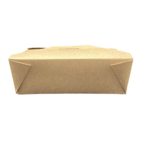 Elviteles Ételes doboz, barna, papír+PE 1500 ml, 50 db / cs