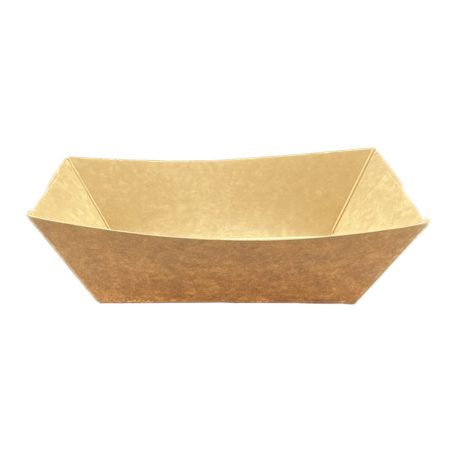 Papírcsónak snack kraft barna 160 x 118x 40 mm, 300 db / cs
