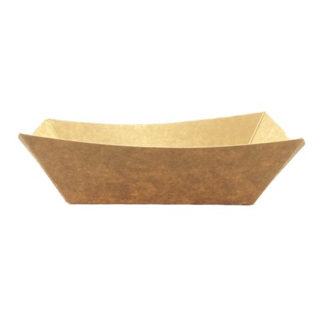 Papírcsónak snack kraft barna 160 x 118x 40 mm, 300 db / cs