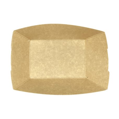 Papírcsónak snack kraft barna 160 x 118x 40 mm, 300 db / cs