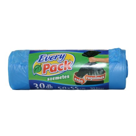 EveryPack szemeteszsák kék 30L 50x55cm 30 db/roll 